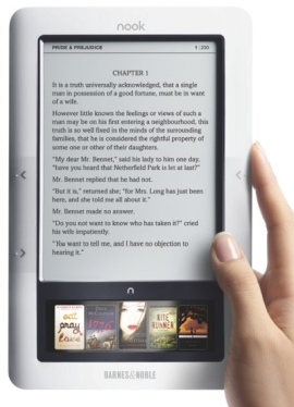 Barnes and Noble e-ink Nook