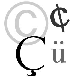 Formatting Special Characters for e-books