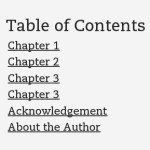 eBook Linkable Table of Contents