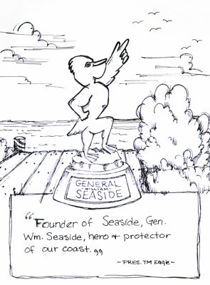 Storyboard Sketch for the childrens story HERO OF SEASIDE